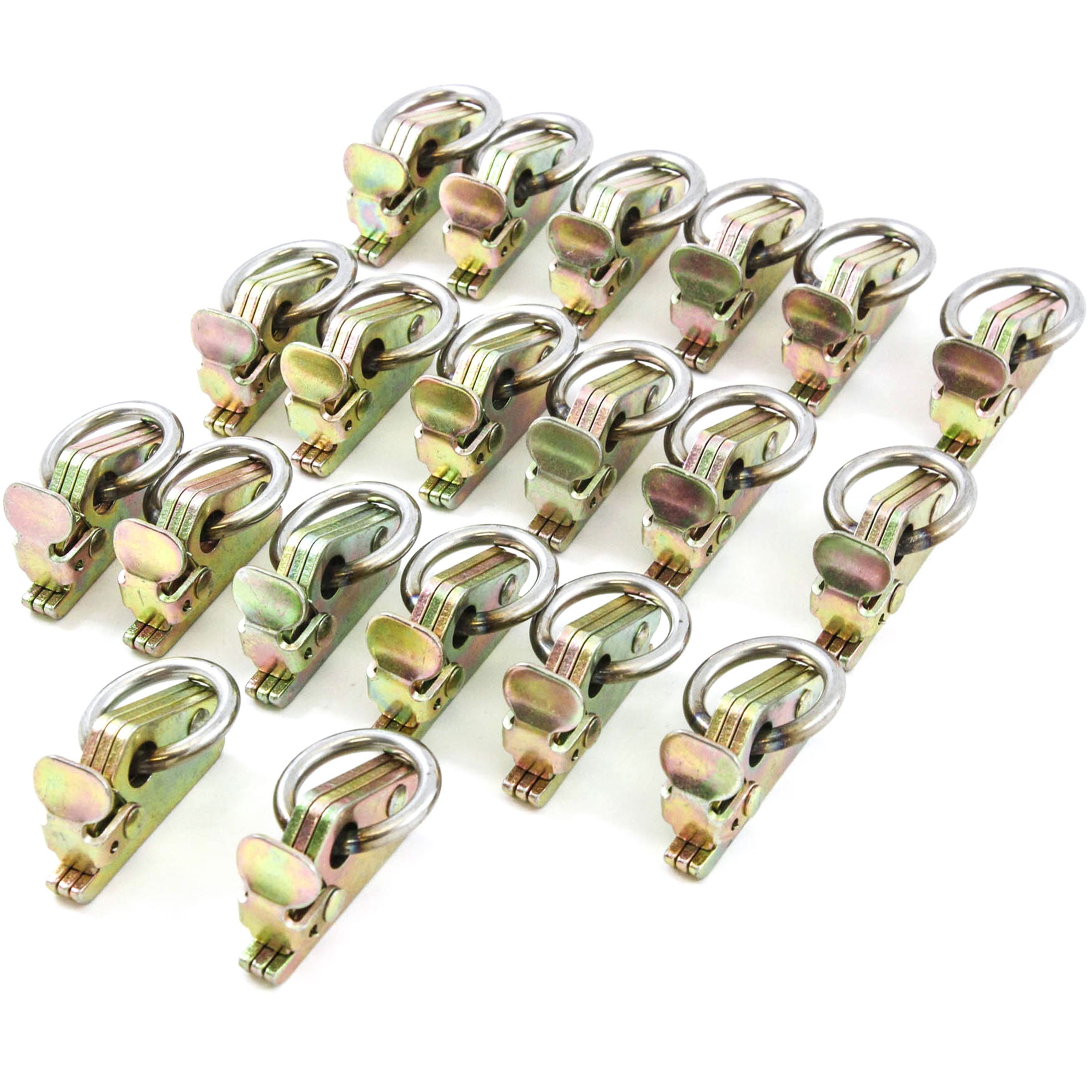 20 E Track Rope Rings Heavy Duty Cargo Van Hook Encllosed Utility Box ...