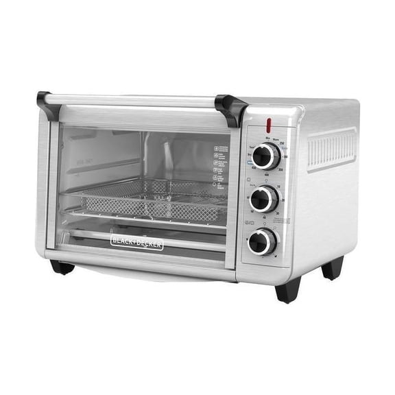 BLACK DECKER Crisp 'N Bake Air Fry Toaster Oven TO3215SS