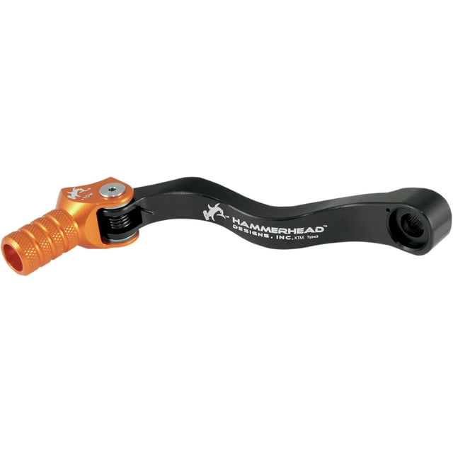 Hammerhead Designs Shifter Lever Kit with Knurled Shifter Tip Orange
