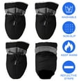 thumbnail image 2 of Innens Winter Pet Shoes Dog Boots Waterproof Cotton Anti-slip Reflective Protect Shoes, 2 of 16