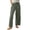 Grey, variant on Womens Casual Pants Casual Elastic Waist Drawstring Wide Leg Comfortable Relaxed Fit with Large Pockets Women Slacks Wine M