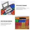 thumbnail image 3 of Fotbe Colorful Building Blocks A Funda Protectora para Equipaje, Antirrayones y Resistente a la Suciedad, Compatible con Maletas de 18 a 32 Pulgadas-X-Large, 3 of 7
