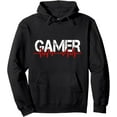 thumbnail image 3 of Gamer Heartbeat Gaming Lover Video Games Player Boys Men Pullover Hoodie, 3 of 3