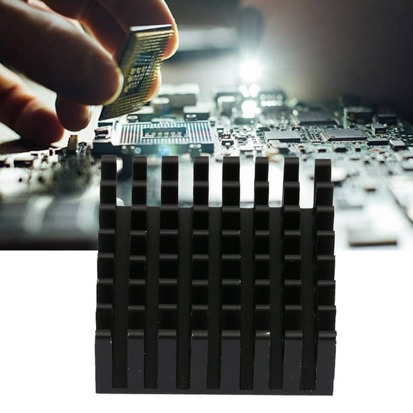 Heat Sink Heatsink Heat Sink Chip Black Heat Sink Aluminum Heat Sink 10pcs P25x10x25-B Aluminum Black Heat Sink Chip Cooling Fin