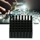 thumbnail image 5 of Disipador de calor negro disipador de calor aleta de enfriamiento 10pcs P25x10x25-B aluminio negro disipador de calor chip aleta de enfriamiento ANGGREK Otros, 5 of 7