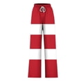 thumbnail image 6 of PNTUTB Women's Fashionable Color Block Elastic Waist Drawstring Pocket Casual Relaxed Comfortable Pants, 6 of 6