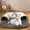 Gray1147, variant on U-Shaped Cat Tunnel Bed | Cozy Polyester Hideaway 55x75cm | Washable Cover | Multi-Cat Play Passage with Toy | All-Season Indoor Outdoor Pet Lounge Gray