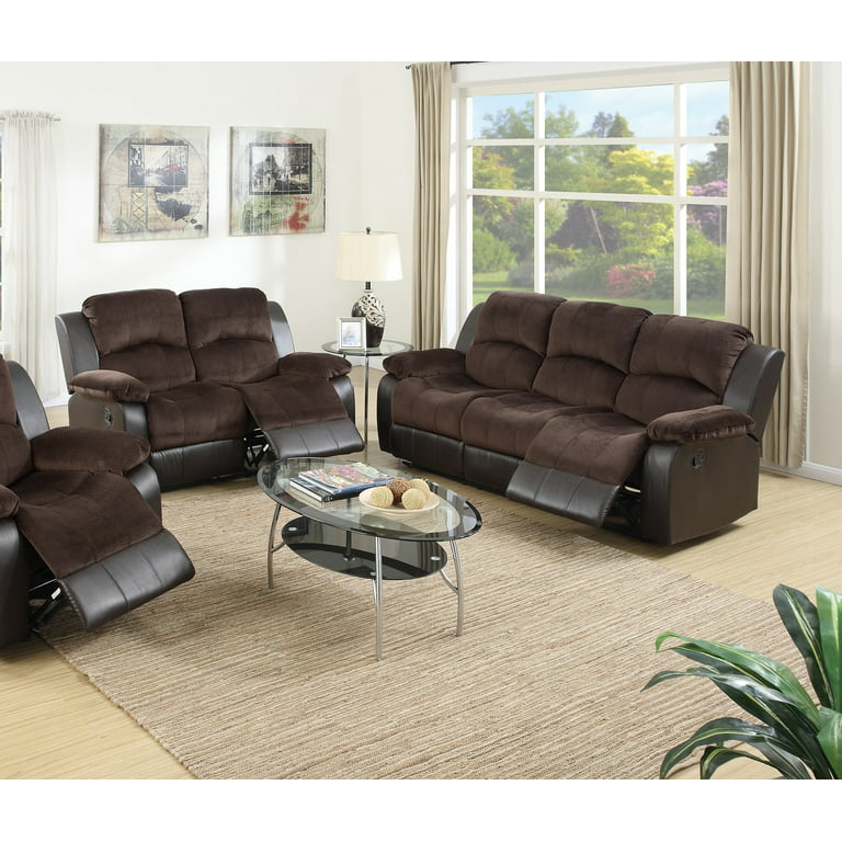 Comfortable 2pcs Sofa Set Reclining