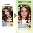 thumbnail image 6 of (2 pack) Garnier Nutrisse Nourishing Hair Color Creme, 600 Deep Light Natural Brown, 6 of 12