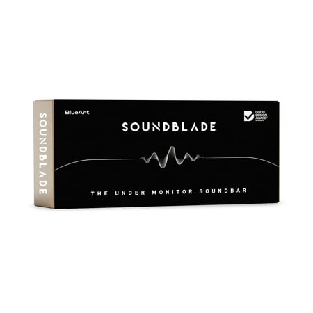 BlueAnt - Soundblade Under Monitor Soundbar - Charcoal