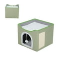 thumbnail image 3 of Foldable Cat Cave Bed,Foldable Cat House Cat  House Warm Cave Cat House Cat Sofa Bed Foldable Microfiber Tent  For Kitten Cats Small Dogs Puppy Small Pets, 3 of 8