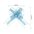thumbnail image 2 of Extra Large Pull Bow Gift Wrapping Big Organza Bows Ribbon for Wedding Baskets Presents Blue-11 Inch, 2 of 6
