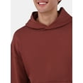 thumbnail image 4 of No Boundaries All Gender Oversized Fleece Hoodie Sweatshirt, 1 or 2-Pack, Men's, 4 of 5