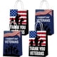 thumbnail image 1 of Bolsa de regalo de papel Kraft, paquete de 10 unidades, Thank You Veterans, 1 of 3