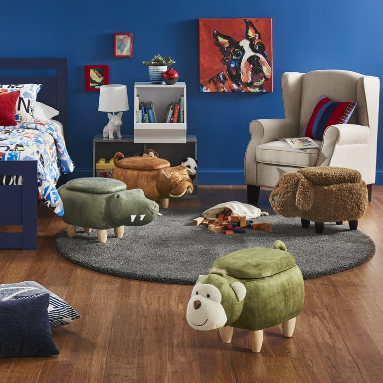 Animal ottoman storage outlet