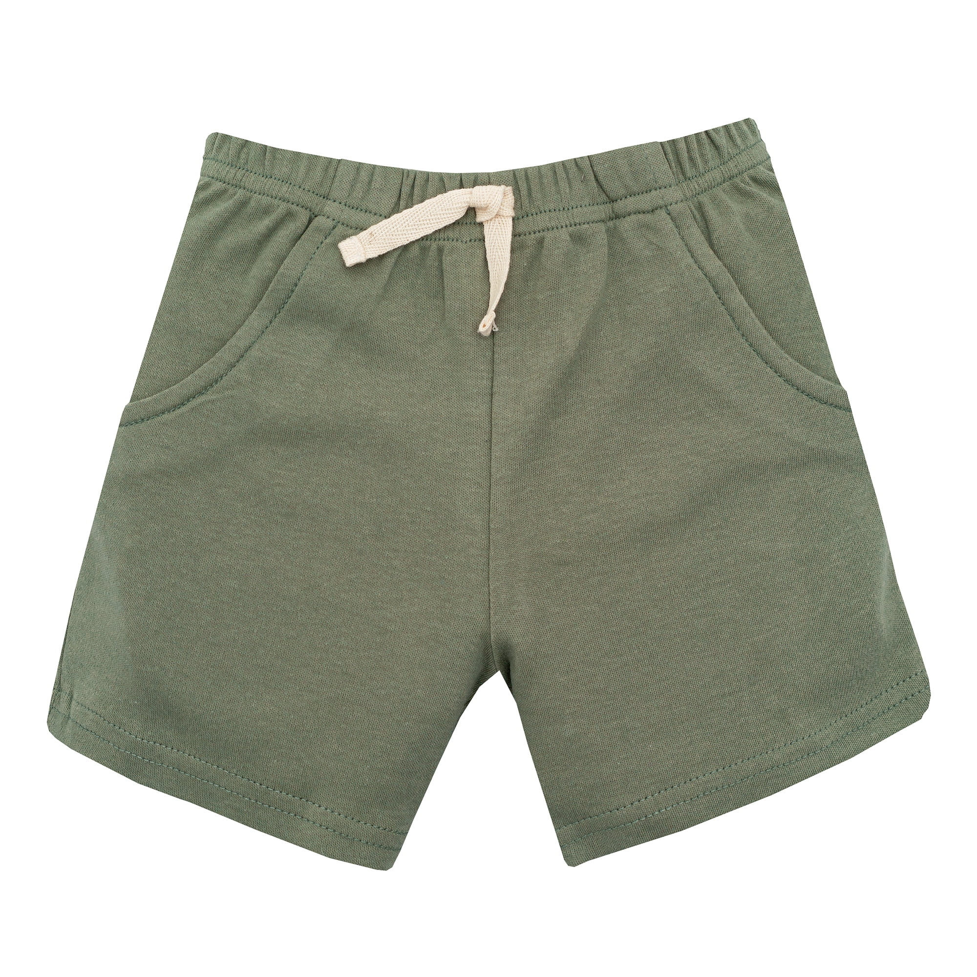 Hudson Baby Boy Cotton Bodysuit, Shorts and Shoe Set, Going On Safari, 3-6 Months