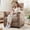 Brown, variant on Electric Power Recliner Chair, Modern Chenille Fabric Recliner with Side Pocket & Remote, Nursery Recliner Chair for Living Room Small Space, Beige
