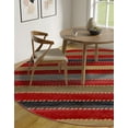 thumbnail image 4 of Unique Loom Fars Collection Area Rug - Monterey (12' 2" Round Multi/Rust Red), 4 of 7