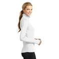 thumbnail image 2 of Sport-Tek LST850 Mens Ladies Sport-Wick Stretch 1 by 2 Zip Pullover, White - Extra Large, 2 of 3