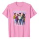 thumbnail image 1 of Pop cazadora para niña Hunters Round-Neck Printed Anime Trio Poster T Shirt （Pink）, 1 of 3