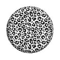 thumbnail image 3 of Rv Spare Tire Cover 16 inch - trendy black white Leopard print Tire Covers for Trailers, Adjustable Camper Spare Tire Cover, 3 of 7