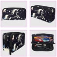 thumbnail image 3 of MUOOUM Pencil Case, Unicorn Silhouette Stars Large Capacity Pencil Pouch Stationery Pen Bag, 3 of 7