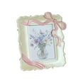 thumbnail image 2 of Tyidzon Photo Display Exquisite Photo Frame With Knot Pearl White Photo Frame Home Decoration Desktop Display Frame, 2 of 6