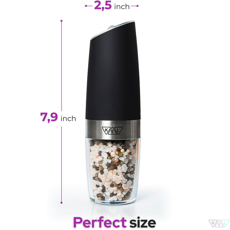 Department Store 1pc Rechargeable Gravity Electric Salt And Pepper Grinder,  1 Pack - Fry's Food Stores