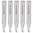 thumbnail image 5 of 5pcs 8mm Shank High Speed Steel Spiral End Mill CNC Router Bits Set for Wood Carving, 5 of 5