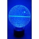thumbnail image 4 of Death Star 3d Night Light Led Illusion Lamp Lámpara de mesita de noche para fanáticos de Star Wars, 7 luces que cambian de color con acrílico plano Feliz Sencillez, 4 of 5