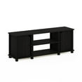 thumbnail image 2 of Furinno Brahms TV Stand with Shelves and Storage, Espresso/Black, 2 of 7