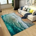 thumbnail image 2 of 3D Ocean Seawater Beach Water Area Rug Carpet Rug for Living Room Bedroom Sofa Doormat Decor Crawl Non-slip Floor Mat, 2 of 7
