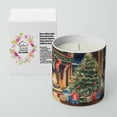 thumbnail image 2 of Carolines Treasures DAC2689CDL 3.25 x 3.75 x 3.25 in. Keeshond Cozy Christmas Decorative Soy Candle, 2 of 5