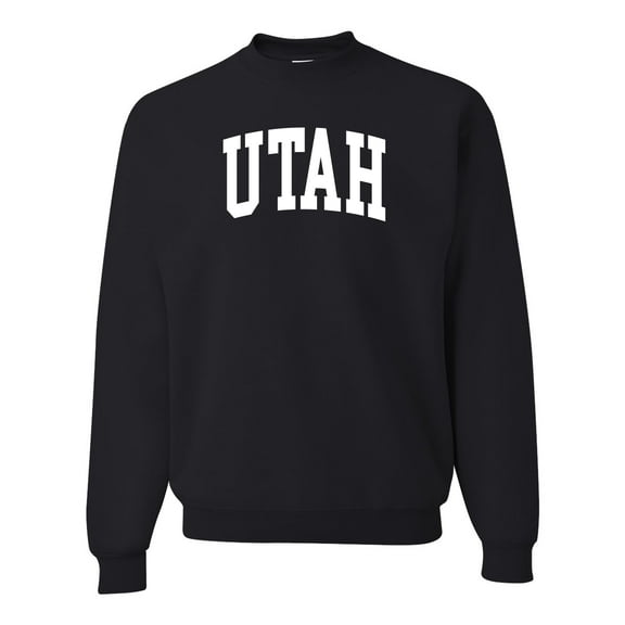 Wild Bobby State of Utah College Style Unisex Crewneck Sweatshirt