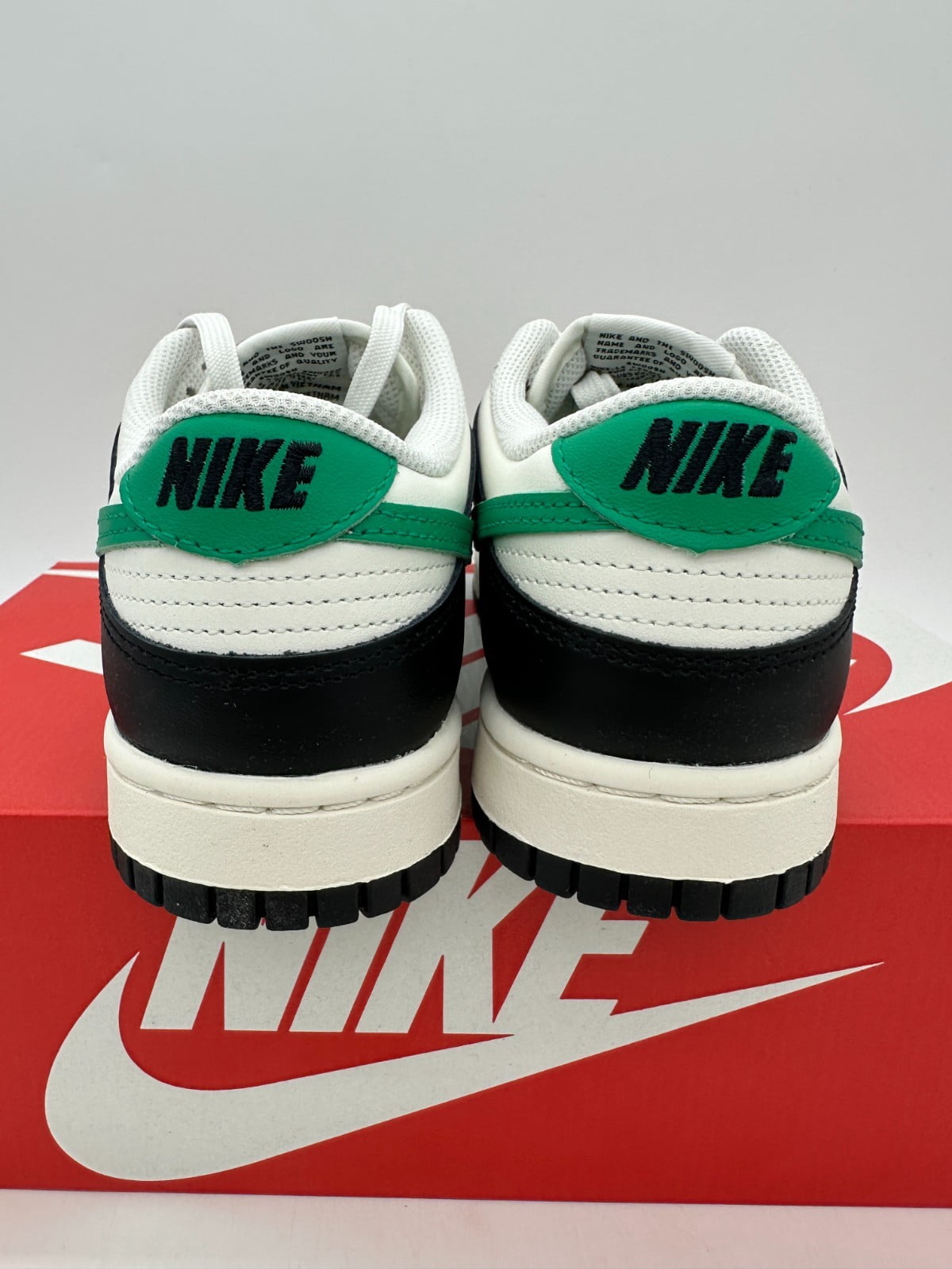 Women's Nike Dunk Low Sail/Stadium Green-Black (IB4363 133) - 8