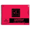 canson xl series paper sketch pad for charcoal, pencil and pastel, side wire bound, 50 pound, 18 x 24 inch, 50 sheets