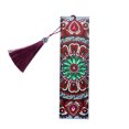 thumbnail image 1 of DIY Rhinestones Painting Bookmark Tassel Book Marks Retro Floral Embroidery DIY Craft Stationery, 1 of 9