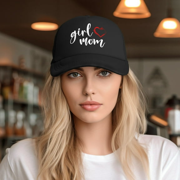 Girl Mom Baseball Cap Trucker Hat for Women Men
