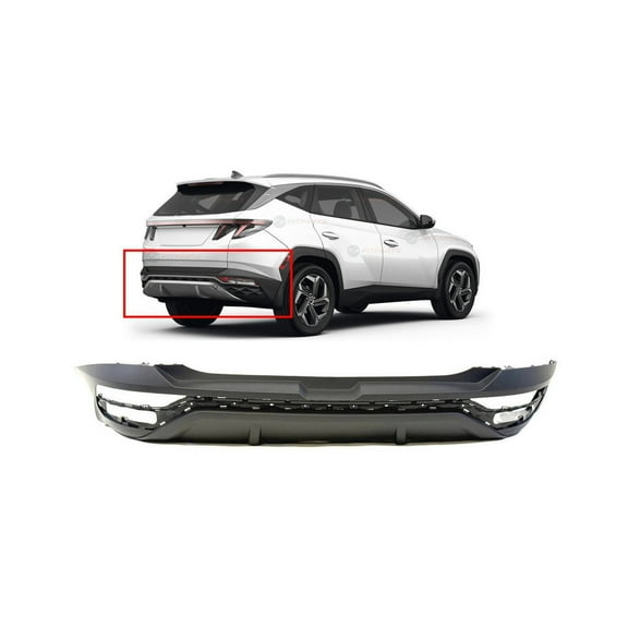 DCP Rear Bumper Cover for Hyundai Tucson 2022-2024 SE SEL HY1100251 Primed