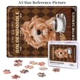 thumbnail image 6 of Goldendoodle Dog A Waken The Senses Art Wooden Jigsaw Puzzles for Adults Wooden Puzzles for Adults Wood Puzzles for Puzzle Lovers Gifts for Family Friend 20.5x15 Inch, 6 of 8