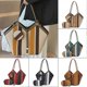 thumbnail image 2 of Fashion Color Block Tote Bag For Work Travel Versatile Shoulder Hand Carry Handbag, for Social Gatherings Evening Events, 2 of 4