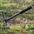 thumbnail image 2 of Mini Pick Mattock with Rubber Grip Handle - 33cm Carbon Steel Gardening Tool for Digging, Cultivating & Prospecting, 2 of 6