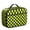 Yellow and Black, variant on Pink and White Wavy Checkered Pattern Insulated Lunch Bag Teens,Bento School Lunch Bag for Teens for Work,Picnic or Travel 10.6x7.7x4.3 Inches,12 Can Capacity