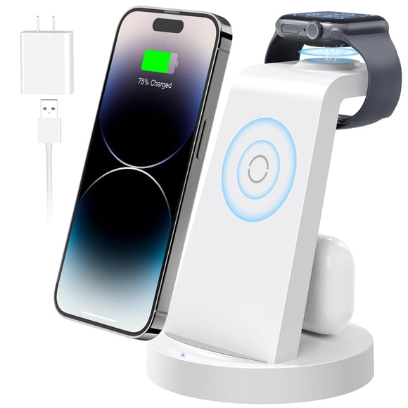 Estación de carga REDKJY 3 en 1 para iPhone y Apple Watch