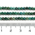 thumbnail image 4 of 1 Strand Natural Chrysocolla Beads Strands Round Faceted 3mm Hole: 0.6mm about 120pcs/strand 15.75''(40cm), 4 of 5