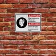thumbnail image 5 of Weatherproof ANSI PPE Hearing Sign (High noise area Wear ear protection - Área de alto ruido Se requiere utilizar protección para los oídos) 8 in" x 12 in" UV Resistant Plastic Safety Warning SIgn, 5 of 7