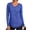Blue-Long Sleeve, variant on Womens Workout Tops V Neck Tee Shirts Quick Dry Athletic Shirts Women Loose Gym Running Tops