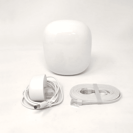 Pre-Owned Google Nest Wifi Pro 6e AXE5400 Tri-Band Mesh Router - GA03030-US - Snow