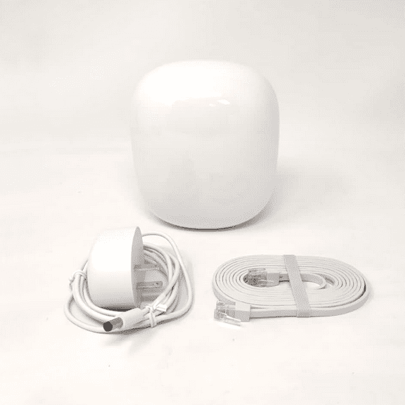 Pre-Owned Google Nest Wifi Pro 6e AXE5400 Tri-Band Mesh Router - GA03030-US - Snow