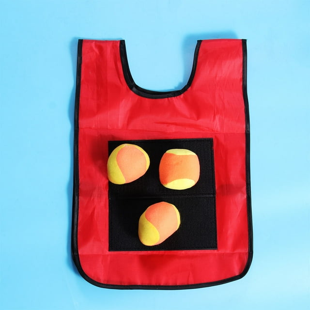 WRITWAA Dodgeball Game Vest Red Cloth for Kids 1 Set
